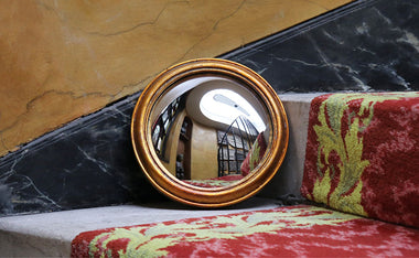 Gold Convex Mirror 23cm