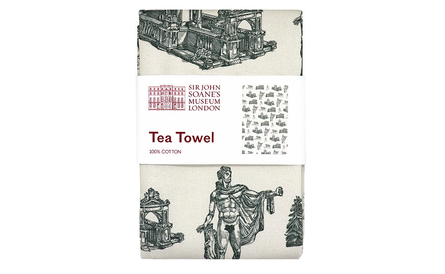 Soane Toile Green Tea Towel