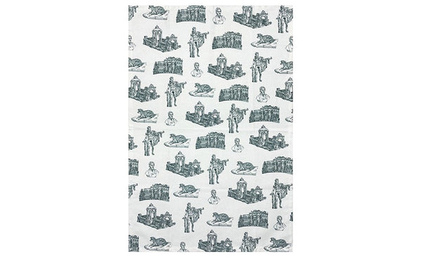 Soane Toile Green Tea Towel