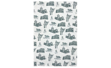 Soane Toile Green Tea Towel