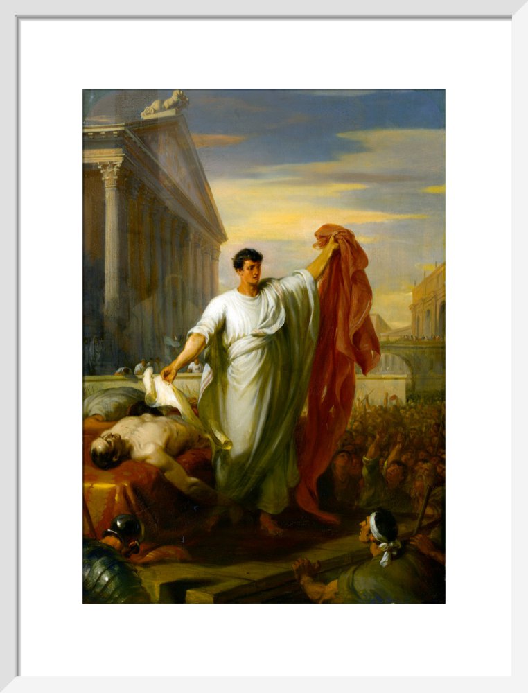Marc Antony Reading the Will of Caesar
