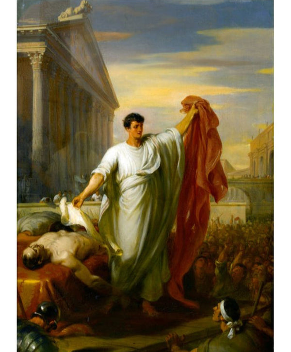 Marc Antony Reading the Will of Caesar