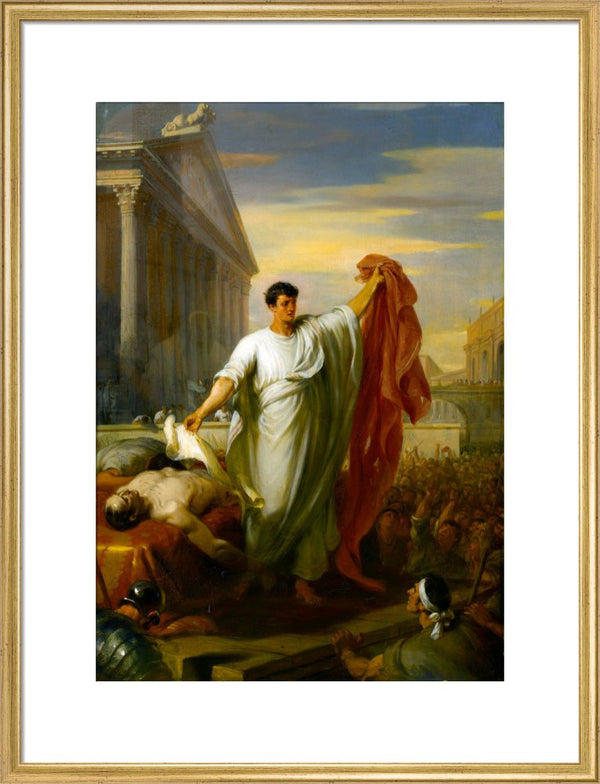 Marc Antony Reading the Will of Caesar