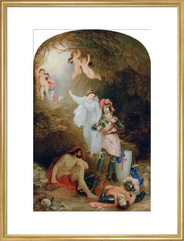 The Cave of Despair (from Edmund Spenser's 'The Faerie Queene', Book 1, Canto 9, Lines 8-35)