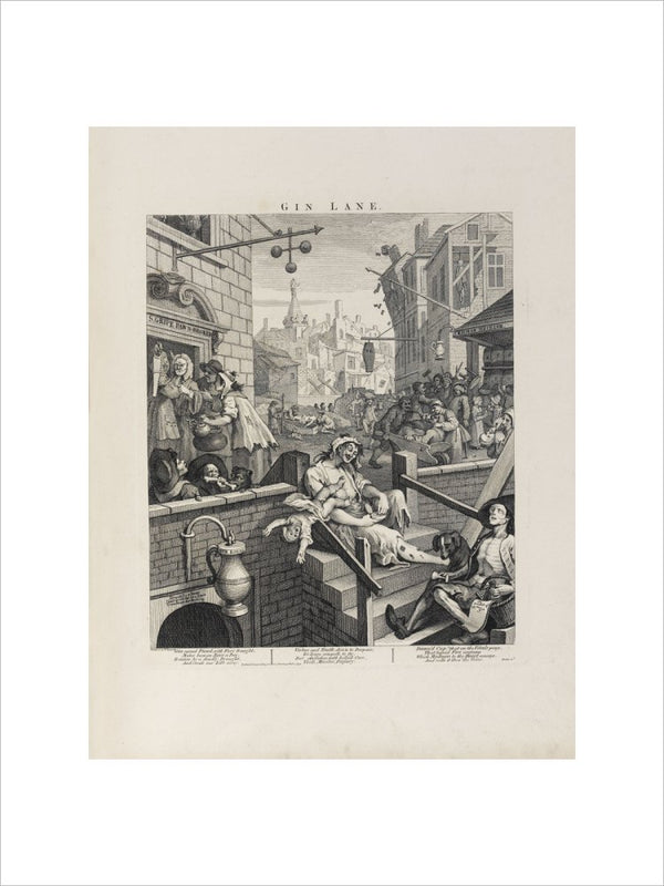 Gin Lane by William Hogarth