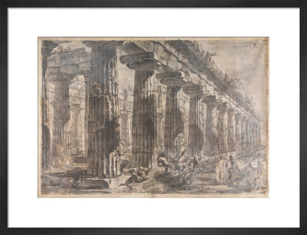 Paestum, Italy, Exterior of the Temple of Neptune from the North-East