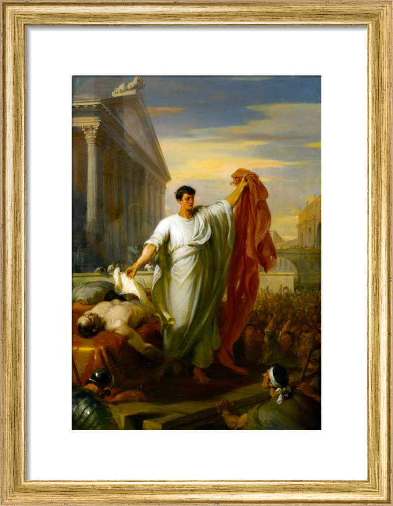 Marc Antony Reading the Will of Caesar