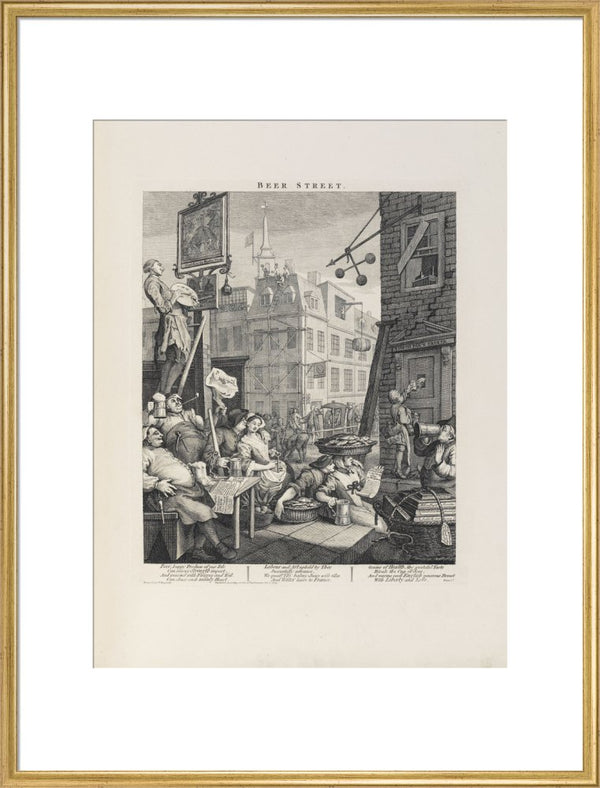 Beer Street by William Hogarth