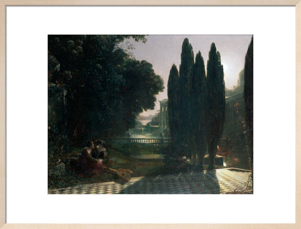 Scene from Shakespeare's 'The Merchant of Venice': Belmont, in the Garden of Portia's House, Lorenzo and Jessica, Act V, Scene 1