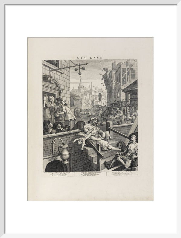 Gin Lane by William Hogarth