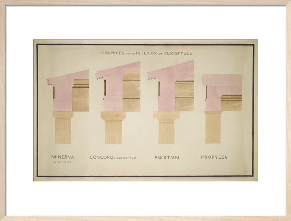 Doric Order: Cornices of Greek Buildings