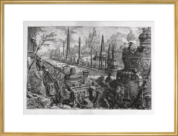 Circus of Mars with neighbouring Monuments viewed at the Via Appia