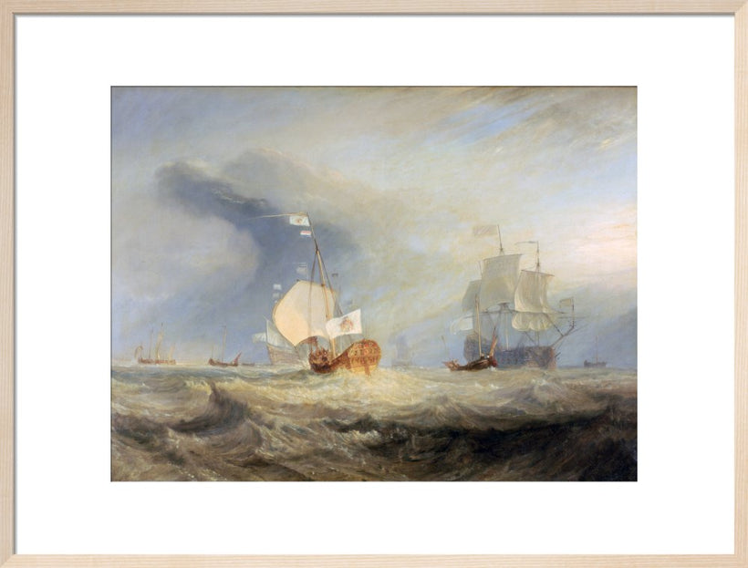 Admiral van Tromp's Barge by J. M. W Turner
