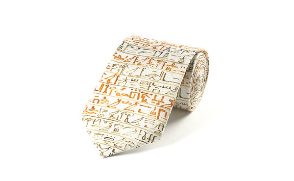 Book of the Dead Hieroglyphics Tie