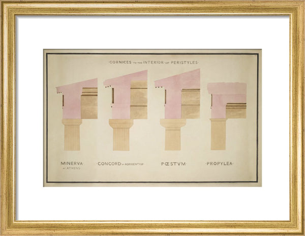 Doric Order: Cornices of Greek Buildings