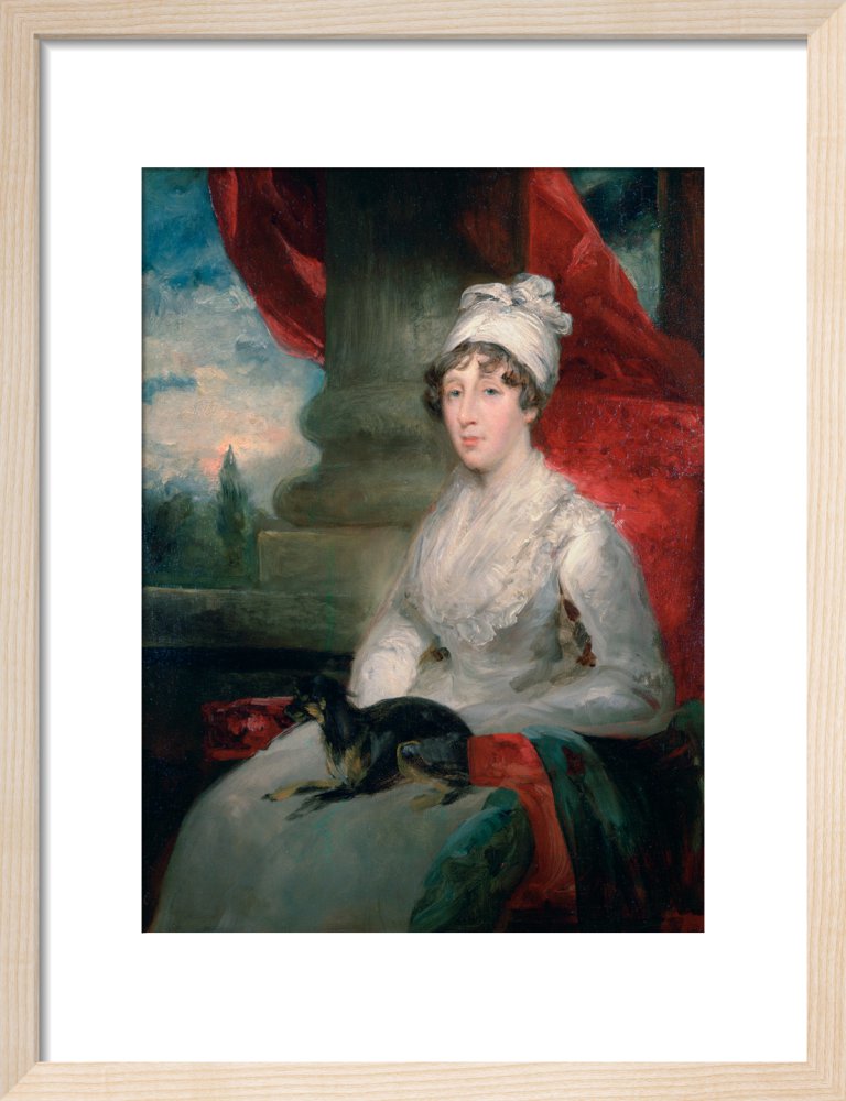 An Unfinished Portrait of Mrs Soane, Painted from a Pencil Sketch by J. Flaxman, RA and a Miniature