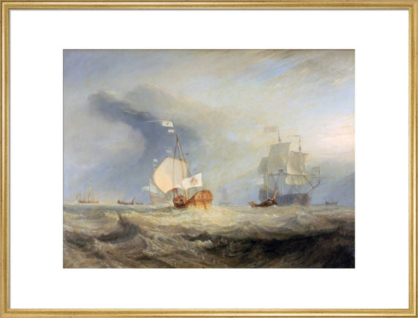 Admiral van Tromp's Barge by J. M. W Turner