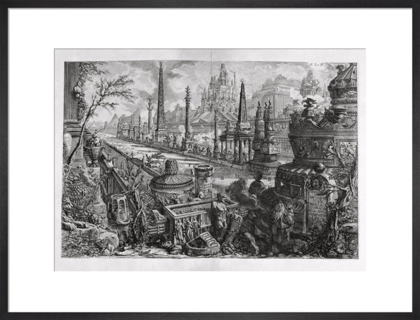 Circus of Mars with neighbouring Monuments viewed at the Via Appia