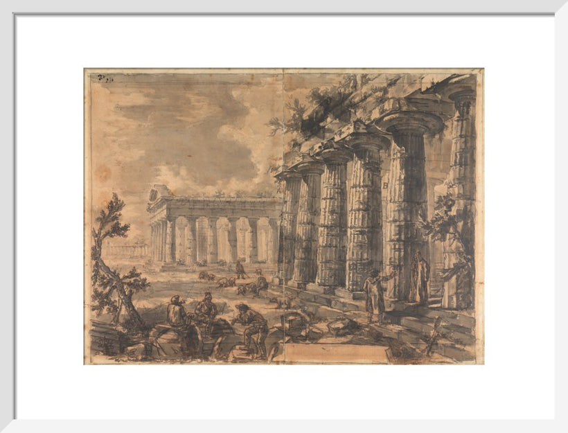 Paestum, Italy, Basilica and Temple of Neptune