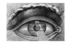 'The Interior Of The Theatre At Besancon Reflected In The Pupil Of An Eye' Print