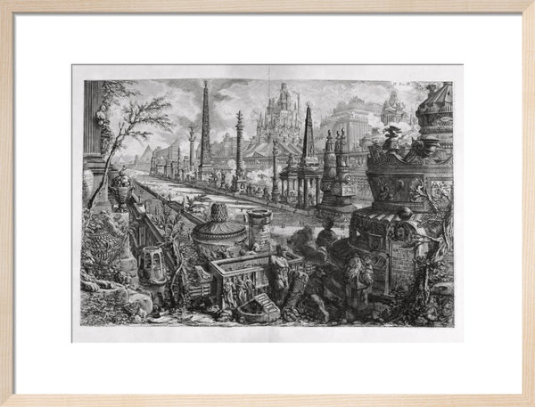 Circus of Mars with neighbouring Monuments viewed at the Via Appia