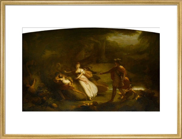 The Contention of Oberon and Titania for the Indian Boy from William Shakespeare's 'A Midsummer Night's Dream' Act II