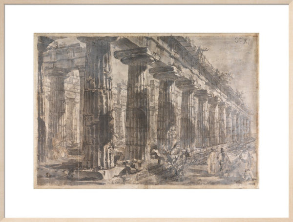 Paestum, Italy, Exterior of the Temple of Neptune from the North-East