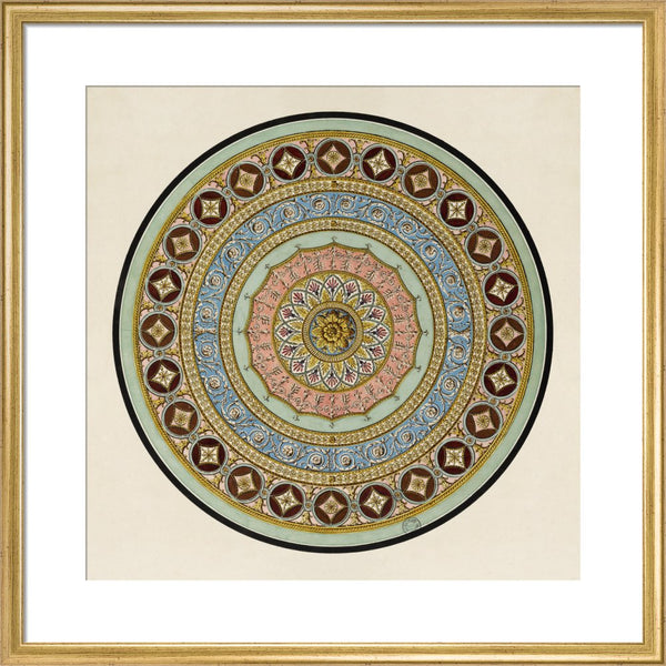 Unexecuted Manocchi Drawing for a Ceiling or a Carpet I, c1765-66