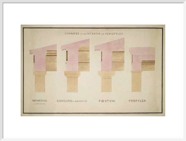 Doric Order: Cornices of Greek Buildings