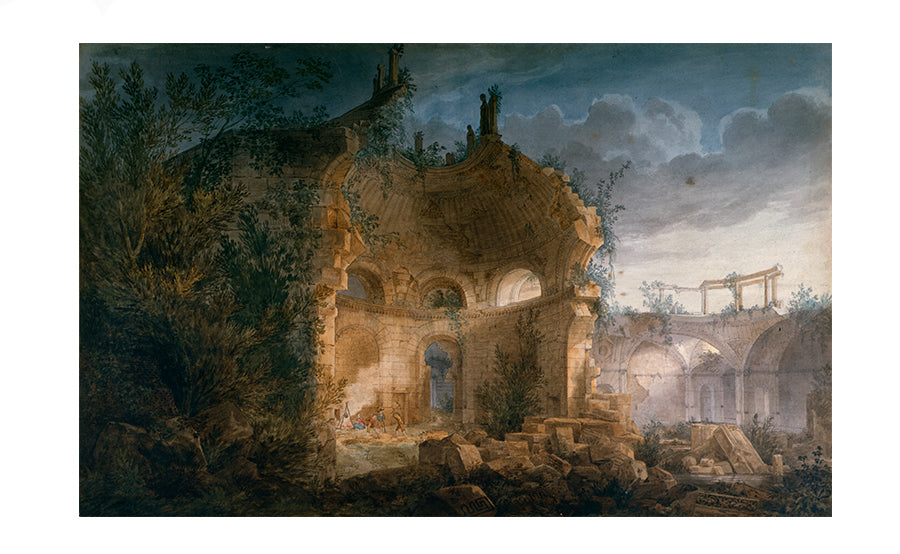 A Vision of the Bank of England in Ruins by J. M. Gandy Print