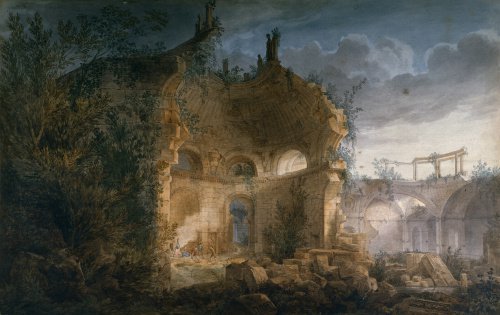 A Vision of the Bank of England in Ruins by J. M. Gandy