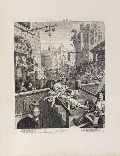 Gin Lane by William Hogarth
