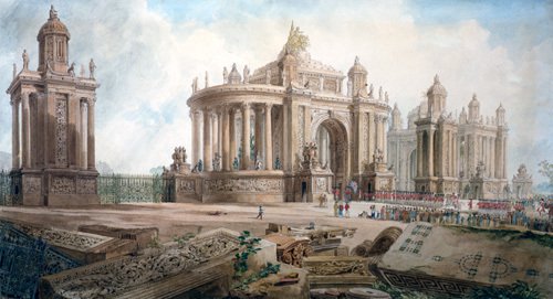 Design (by John Soane) for an Entrance to London