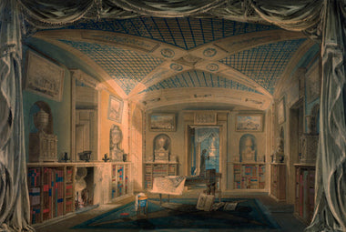 Design Perspective for the Decoration of the Library, Pitzhanger Manor.