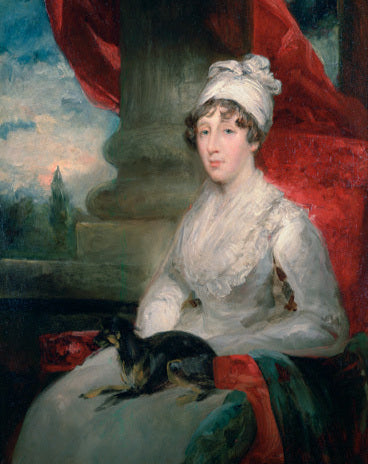 An Unfinished Portrait of Mrs Soane, Painted from a Pencil Sketch by J. Flaxman, RA and a Miniature