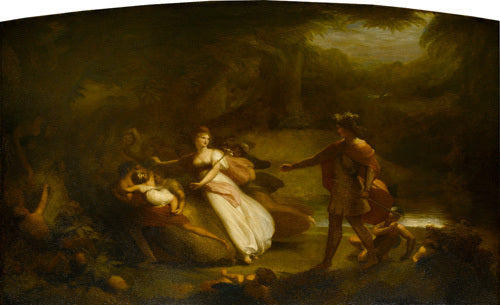 The Contention of Oberon and Titania for the Indian Boy from William Shakespeare's 'A Midsummer Night's Dream' Act II