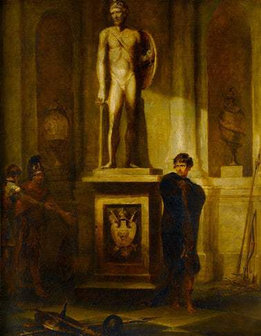 A Scene in Coriolanus, with a Portrait of the Late J. P. Kemble as Coriolanus