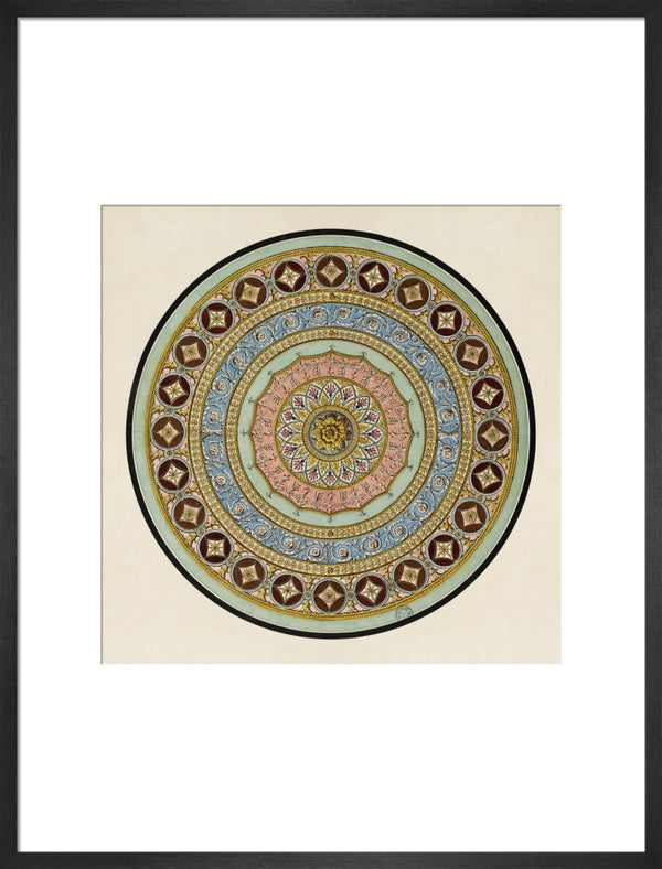 Unexecuted Manocchi Drawing for a Ceiling or a Carpet I, c1765-66