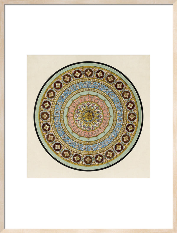 Unexecuted Manocchi Drawing for a Ceiling or a Carpet I, c1765-66
