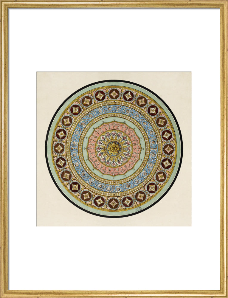 Unexecuted Manocchi Drawing for a Ceiling or a Carpet I, c1765-66