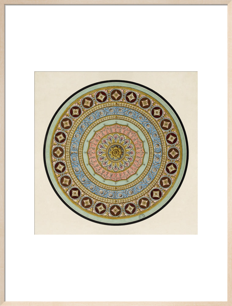 Unexecuted Manocchi Drawing for a Ceiling or a Carpet I, c1765-66