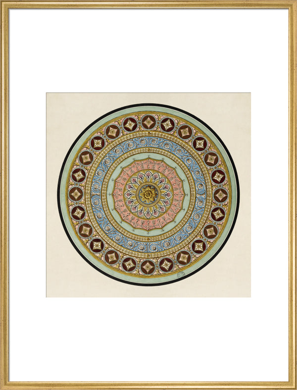 Unexecuted Manocchi Drawing for a Ceiling or a Carpet I, c1765-66