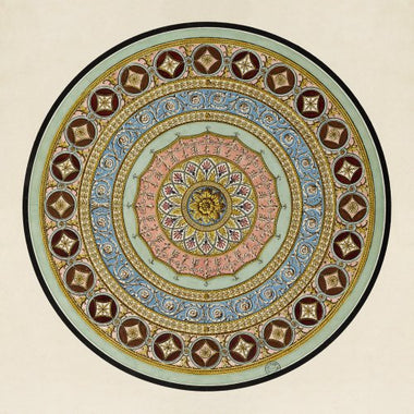 Unexecuted Manocchi Drawing for a Ceiling or a Carpet I, c1765-66