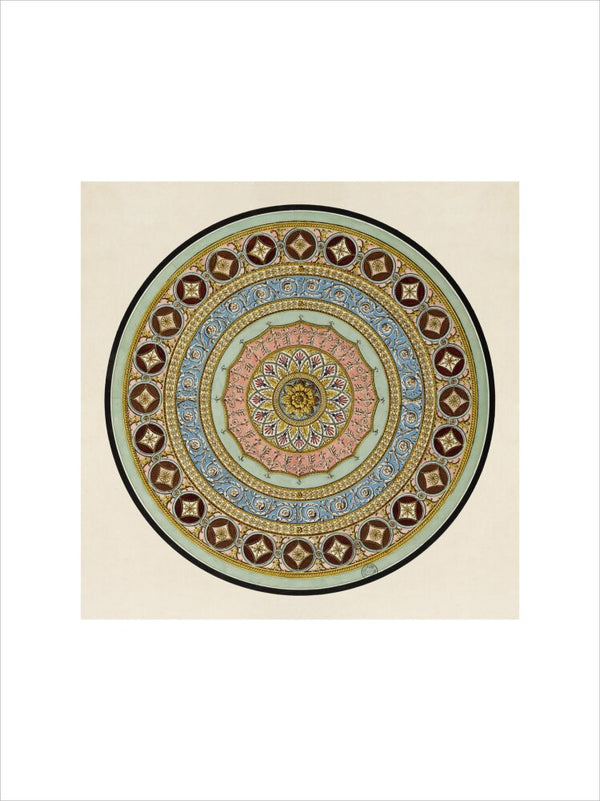 Unexecuted Manocchi Drawing for a Ceiling or a Carpet I, c1765-66