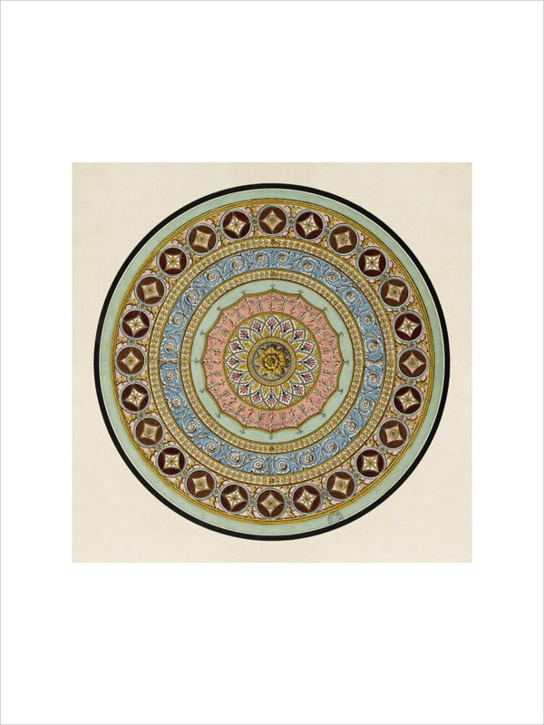 Unexecuted Manocchi Drawing for a Ceiling or a Carpet I, c1765-66